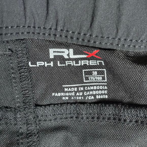 RLX Ralph Lauren Golf Black Performance Pants 38x32 NWT - Picture 5 of 8